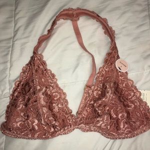 Pink/Mauve Halter Bralette